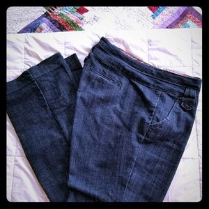 Women's dress denim jeans size 14 32" inseam